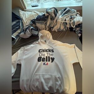 3xl White hoodie Never used